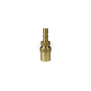 Dixon® A2E2-B A Series High Pressure Quick Disconnect Pneumatic Reusable Plug, 1/4 in Nominal, Quick Disconnect Plug x Hose Barb
