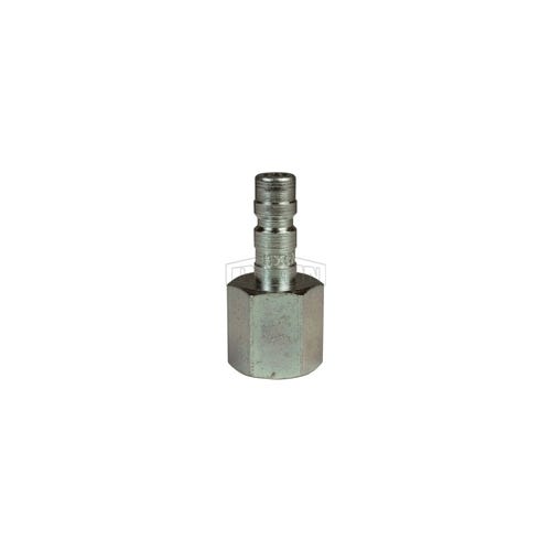 Dixon® A2F2 A Series High Pressure Female Quick Disconnect Pneumatic Plug, 1/4-18 Nominal, Quick Disconnect Plug x NPTF, 1000 psi Pressure, Steel