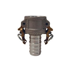 Dixon® AC100 Boss-Lock™ Type-C Cam and Groove Coupler, 1 in Nominal, Female Coupler x Hose Shank End Style, Aluminum, Domestic