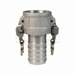 Dixon® AC200EZ EZ Boss-Lock™ Type-C Cam and Groove Reducing Coupler, 2 in Nominal, Female Coupler x Hose Shank End Style, Aluminum, Domestic