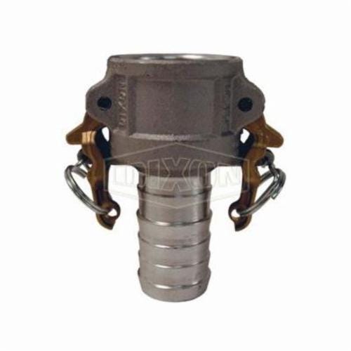Dixon® AC800 Boss-Lock™ Type-C Cam and Groove Coupler, 8 in Nominal, Female Coupler x Hose Shank End Style, Aluminum, Domestic