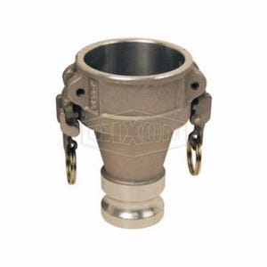 Dixon® ADA4020EZ EZ Boss-Lock™ Type DA Cam and Groove Reducing Coupler, 2 x 4 in Nominal, Coupler x Adapter End Style, Aluminum, Domestic