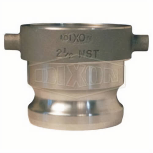 Dixon® AHA2525ADP Cam and Groove Hydrant Adapter, 2-1/2 in, Female NST (NH) x Male Adapter, Aluminum, Domestic