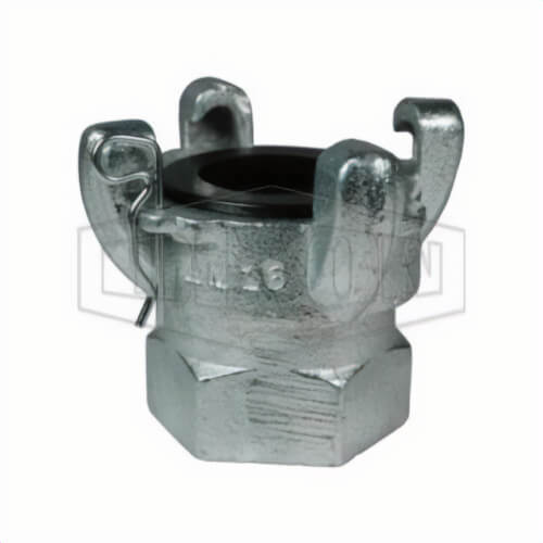 Dixon® Air King™ AM18 4-Lug Quick Connect Coupler, 1-1/4 in Nominal, Quick Connect Coupler x FNPT, 150 psi Pressure, Iron, Domestic