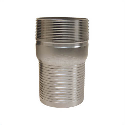 Dixon® AST40 King™ Combination Nipple, 4 in x 7-3/16 in L Hose Shank x MNPT, Aluminum