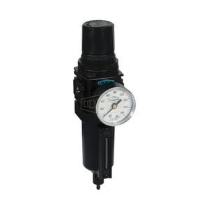Wilkerson® by Dixon® B18-04MG Self-Relieving Compact Filter/Regulator with GC230 Gauge and Bowl Guard, 1/2 in NPT/BSPP-G Port