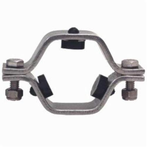 Dixon® B24RV-G400 Hex Pipe Size Hanger with Rubber Grommets, 4 in Pipe/Tube, 304 Stainless Steel