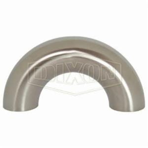 Dixon® B2WUL-R200P 180° Weld Return Bend, 316L Stainless Steel, Domestic