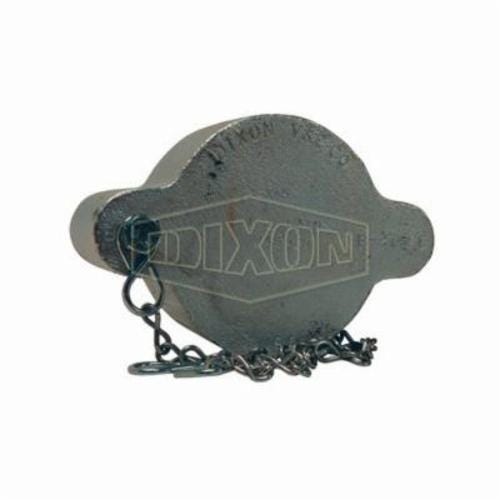 Dixon® B37SC Boss™ Wing Nut Cap with 12 in Chain and Washer, 3 in, Iron, Domestic