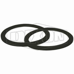 Dixon® B54BMP-SK100 Seal Kit, 1 in, Use with B54BMP In-Line Sight Glass, Buna-N, Black