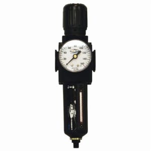 Norgren® by Dixon® B73G-4MG-MB Excelon® Compact Modular Relieving Filter/Regulator with GC230 Gauge and Manual Drain