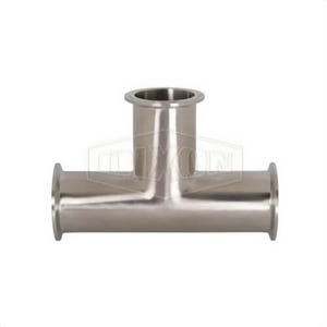 Dixon® Clamp Tee, Fitting/Connector Type: Tee, 2 in Nominal Size, 304 Stainless Steel, 7 in L, Domestic