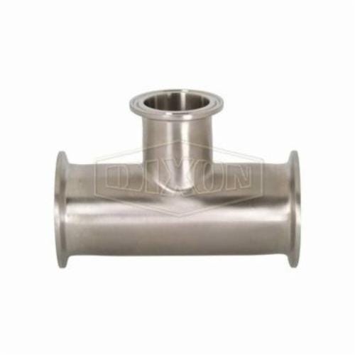 Dixon® B7RMP-G400150 Clamp Reducing Tee, 4 x 1-1/2 in, 304 Stainless Steel, Domestic