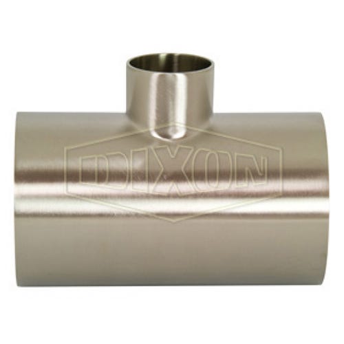 Dixon® B7RWWW-G200150P Weld Reducing Tee, 2 x 1-1/2 in, 304 Stainless Steel, Domestic