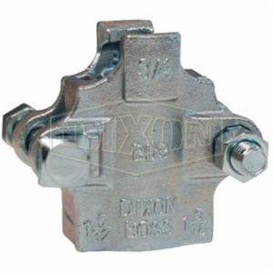 Dixon® BD Boss™ 2-Bolt Clamp, 36/64 - 42/64 in Nominal, Carbon Steel Band