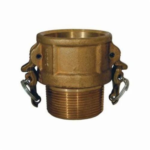 Dixon® BB300 Boss-Lock™ Type B Cam and Groove Coupler, 3 in Nominal, Female Coupler x MNPT End Style, Brass, Domestic