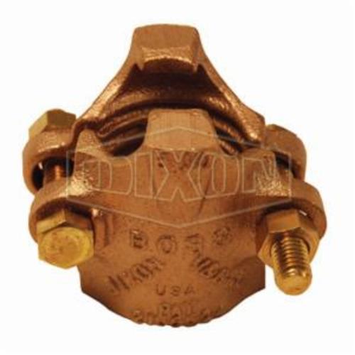 Dixon® BB4 Boss™ 2-Bolt Clamp, 60/64 to 1-4/64 in Nominal, Brass Band, Domestic