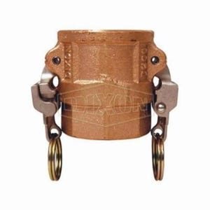 Dixon® BD125EZ EZ Boss-Lock™ Type D Cam and Groove Coupler, 1-1/4 in Nominal, Female Coupler x FNPT End Style, Brass, Domestic