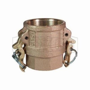 Dixon® BD400 Boss-Lock™ Type D Cam and Groove Coupler, 4 in Nominal, Female Coupler x FNPT End Style, Brass, Domestic