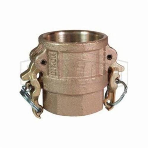 Dixon® BD600 Boss-Lock™ Type D Cam and Groove Coupler, 6 in Nominal, Female Coupler x FNPT End Style, Brass, Domestic