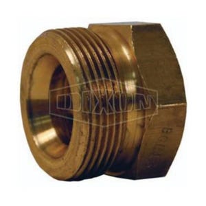 Dixon® BGB13 Boss™ Ground Joint Spud, 1 in, FNPT, Brass, Domestic