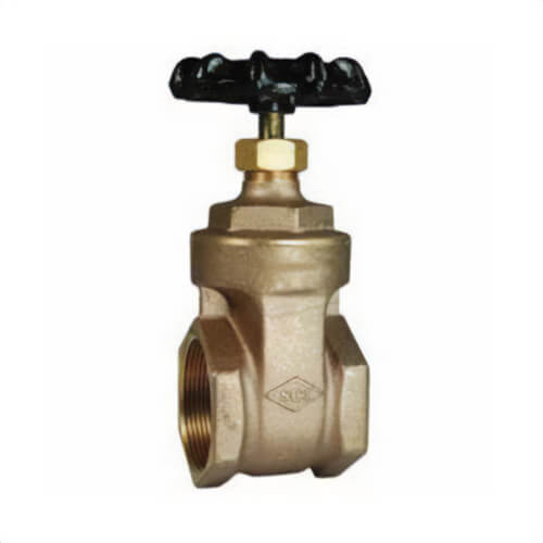Dixon® BGV200 Gate Valve, 2 in, FNPT, Brass Body, Iron Handwheel Actuator