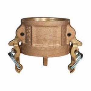 Dixon® BH150 Boss-Lock™ Type H Cam and Groove Dust Cap, 1-1/2 in, Brass, Domestic