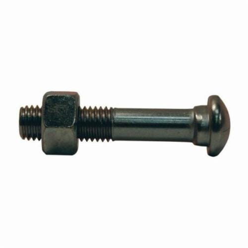 Dixon® BLT78500 Oval Neck Track Bolt with Nut, Carbon Steel, 7/8 in Nominal, NPT End Style, Electro-Plated
