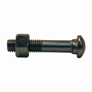 Dixon® BLT78500 Oval Neck Track Bolt with Nut, Carbon Steel, 7/8 in Nominal, NPT End Style, Electro-Plated