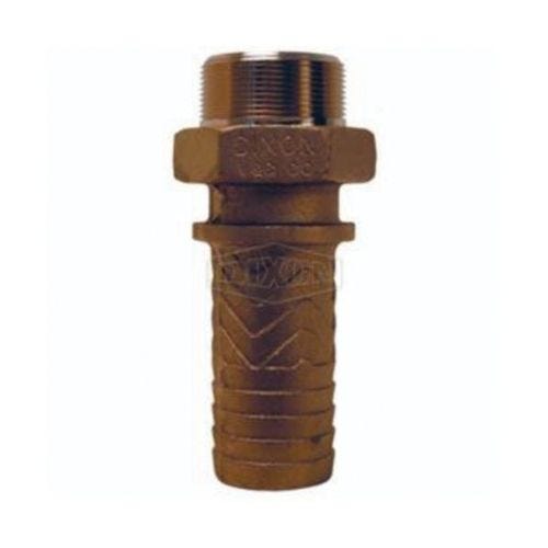 Dixon® BMS16 Boss™ Hose Stem, 1-1/4 in, MNPT x Hose Shank, Brass, Domestic