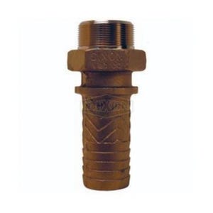 Dixon® BMS16 Boss™ Hose Stem, 1-1/4 in, MNPT x Hose Shank, Brass, Domestic