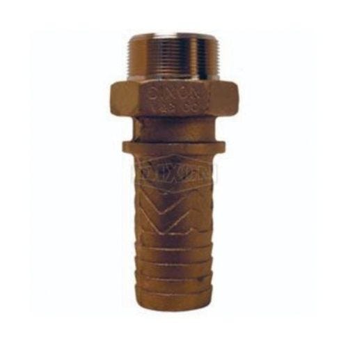 Dixon® BMS26 Boss™ Hose Stem, 2 in, MNPT x Hose Shank, Brass, Domestic