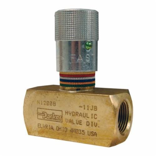 Dixon® BN800 N Series Flow Control Valve, 1/2 x 1/2 in Nominal, 2000 psi, Brass Body