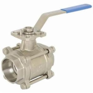 Dixon® HPBV12-3WAY High Pressure Full Bore 3-Way Ball Valve, 1/2 in, FNPT, Carbon Steel Body
