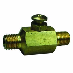 Dixon® BV2M Straight Orientation Button Valve, Brass Body