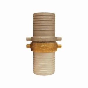 Dixon® CAB200 King™ Short Shank Suction Coupling with Brass Nut, 2 in Nominal, NPSM End Style, 5-15/32 in L