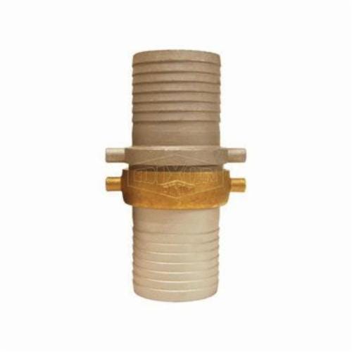 Dixon® CAB300 King™ Short Shank Suction Coupling with Brass Nut, 3 in Nominal, NPSM End Style, 8-7/16 in L
