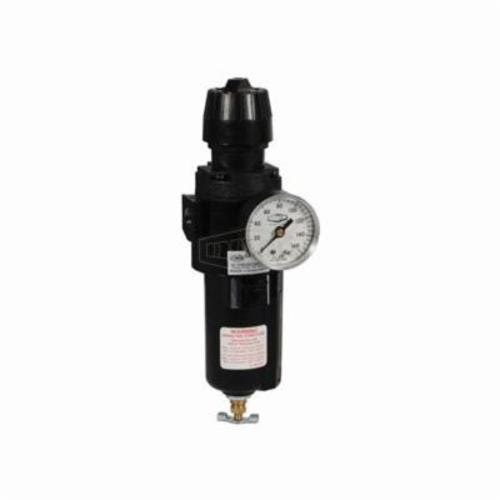Wilkerson® by Dixon® CB6-03MGMB Self-Relieving Standard Compact Filter/Regulator with GC230 Gauge and Sight Glass