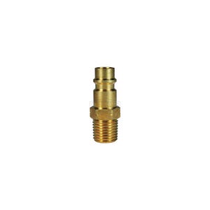 Dixon® CJ2BM3-B CJ Series High Flow Male Quick Disconnect Pneumatic Plug, 3/8-19 Nominal, Quick Disconnect Plug x BSPT, 300 psi Pressure, Brass