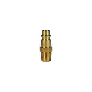 Dixon® CJ3M4-B CJ Series High Flow Male Quick Disconnect Pneumatic Plug, 1/2-14 Nominal, Quick Disconnect Plug x NPTF, 300 psi Pressure, Brass