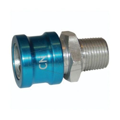 Dixon® FloMax CN Standard Coolant Nozzle Ball Lock, 1/2 in Nominal, MNPT, Aluminum, Domestic