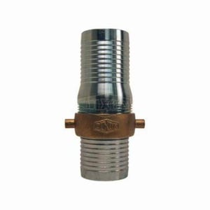 Dixon® CSB125 King™ Short Shank Suction Coupling with Brass Nut, 1-1/4 in Nominal, NPSM End Style, 5-23/32 in L, Domestic