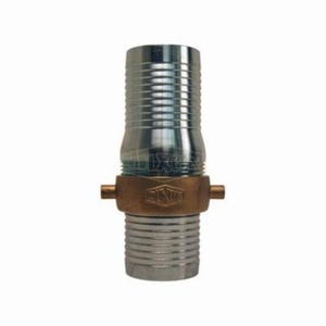 Dixon® CSB250 King™ Short Shank Suction Coupling with Brass Nut, 2-1/2 in Nominal, NPSM End Style, 7-17/32 in L, Domestic