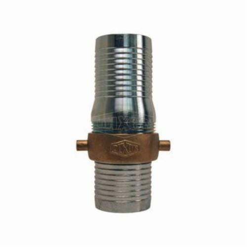 Dixon® CSB300 King™ Short Shank Suction Coupling with Brass Nut, 3 in Nominal, NPSM End Style, 9-9/32 in L, Domestic