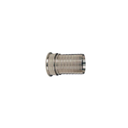 Dixon® CSSR250 Holedall® Sanitary Crimp Stem, 2-1/2 in Nominal, Clamp x Hose Shank End Style, 316 Stainless Steel, Domestic