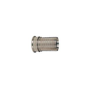 Dixon® CSSR250 Holedall® Sanitary Crimp Stem, 2-1/2 in Nominal, Clamp x Hose Shank End Style, 316 Stainless Steel, Domestic