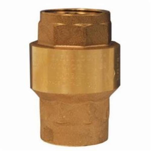 Dixon® CV200 Spring-Loaded Check Valve, 2 in Nominal, FNPT End Style, Brass Body, NBR Seat Soft goods, Import