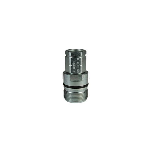 Dixon® CVV3F3 DQC CVV European Interchange Female Plug, 3/8-18 Nominal, Female NPTF, Steel