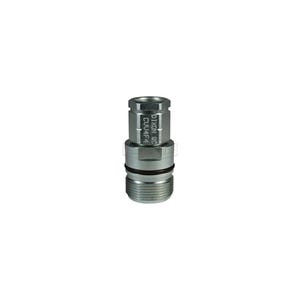 Dixon® CVV3F3 DQC CVV European Interchange Female Plug, 3/8-18 Nominal, Female NPTF, Steel