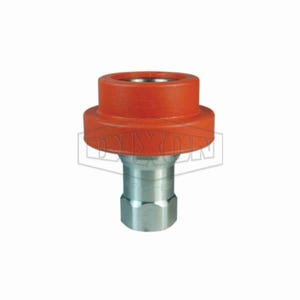 Dixon® D-4HF4-SS-FSB DQC H Industrial Interchange Food Grade Flanged Coupler, 1/2-14 Nominal, Female NPTF, 316 Stainless Steel
